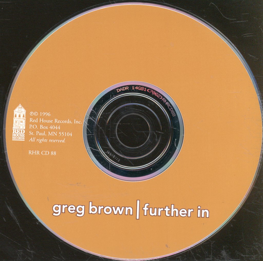 Greg Brown - Further In - Cd