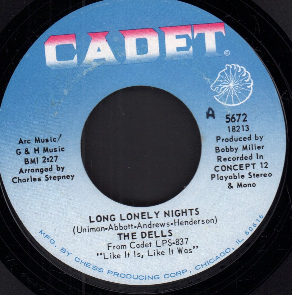 Dells - Long Lonely Nights - 7 Inch