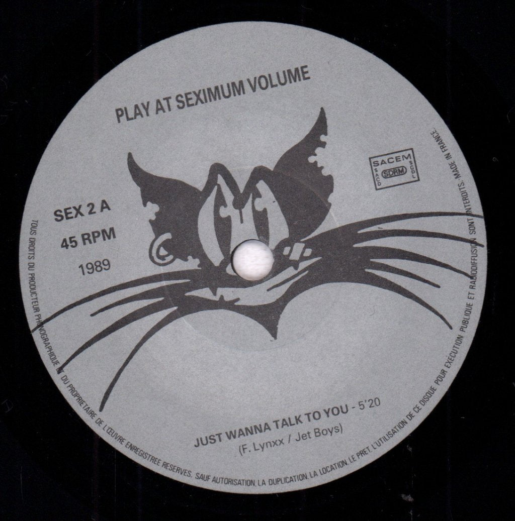 Jet Boys - Just Wanna Talk To You - 7 Inch