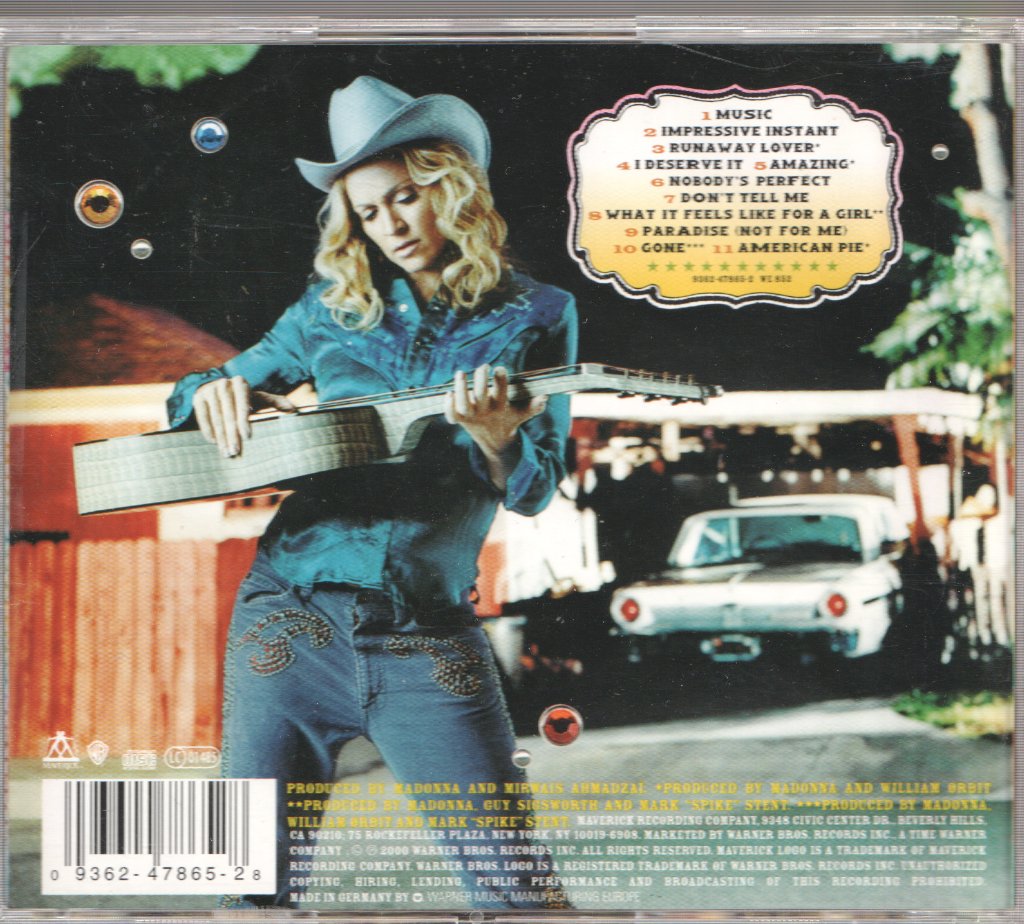 Madonna - Music - Cd