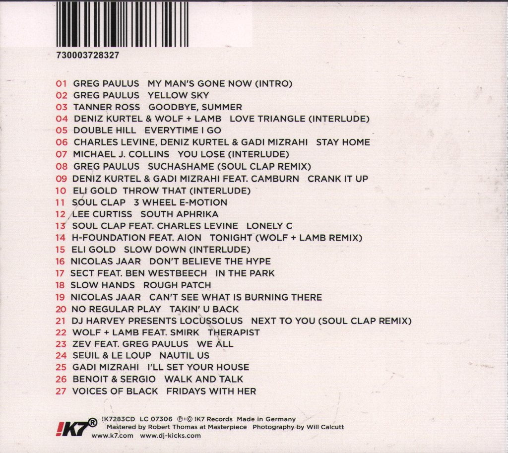 Wolf + Lamb vs. Soul Clap - DJ-Kicks - Cd