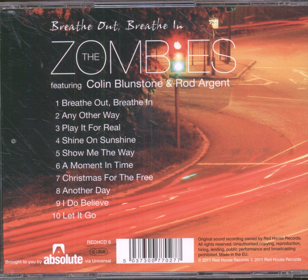Zombies - Breathe Out, Breathe In - Cd