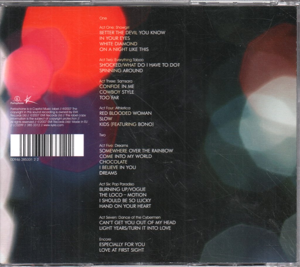 Kylie Minogue - Showgirl Homecoming Live - Cd