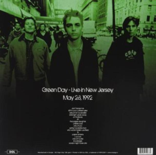 Green Day - Live In New Jersey 1992 - Lp