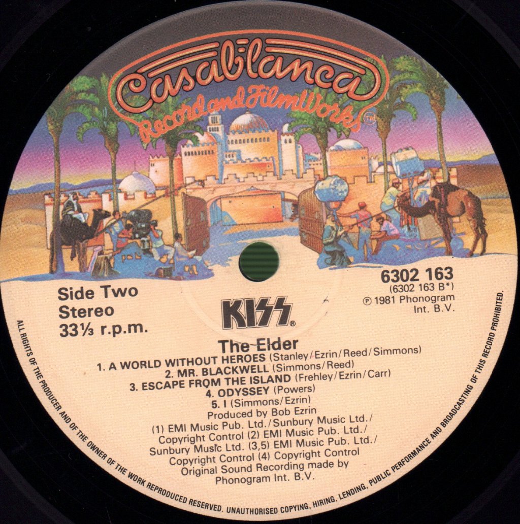 Kiss - Music From The Elder - Lp