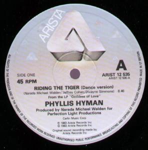 Phyllis Hyman - Riding The Tiger - 12 Inch