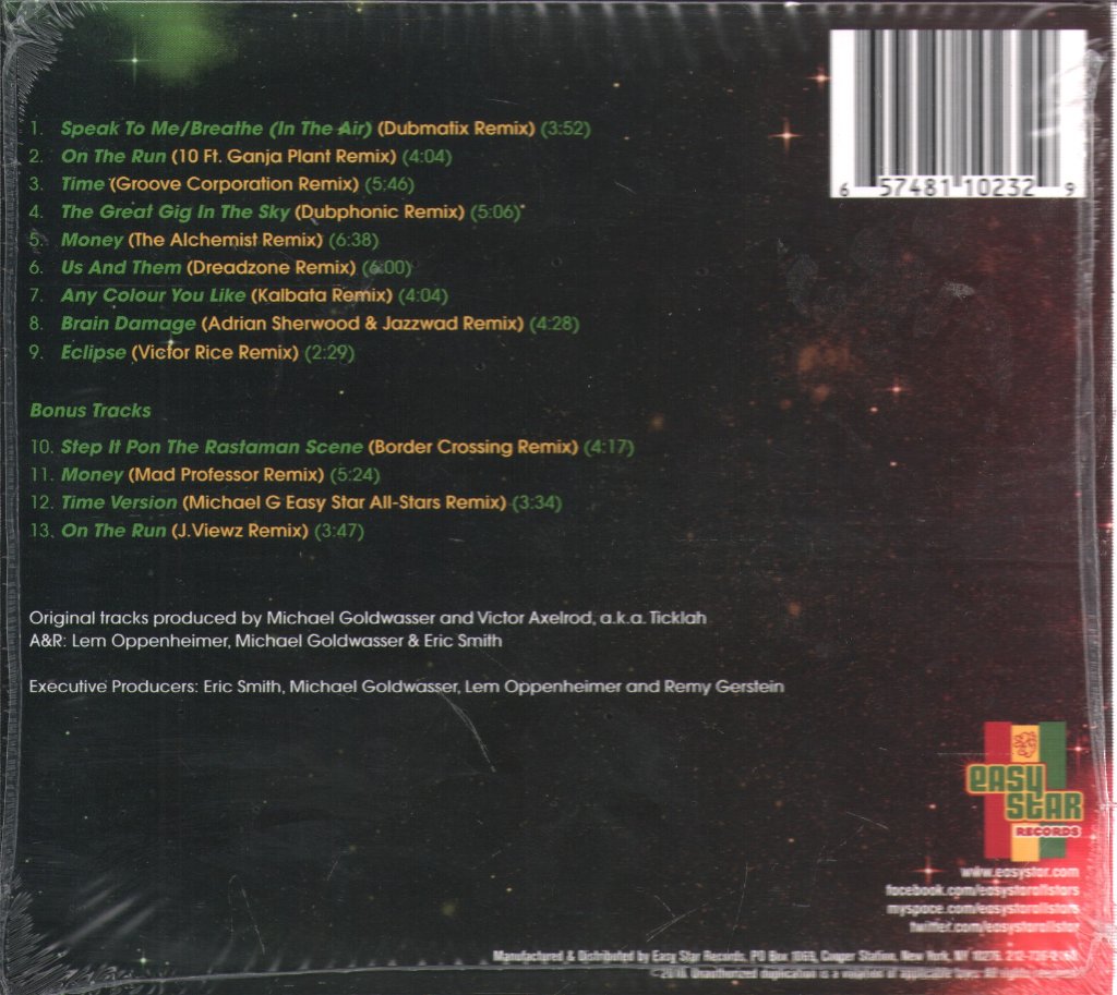 Easy Star All-Stars - Dubber Side Of The Moon - Cd