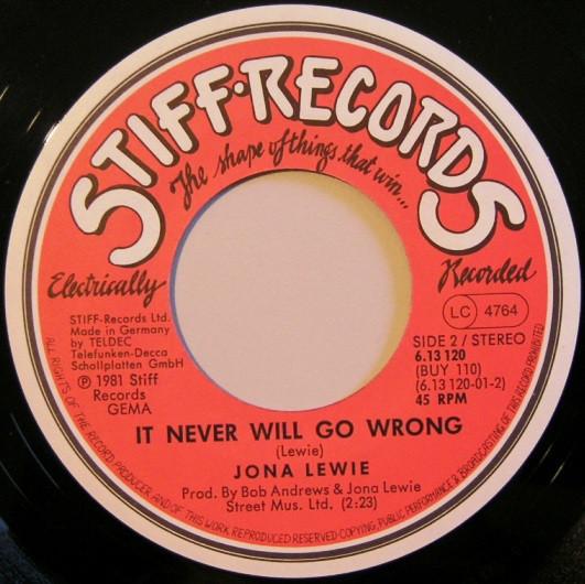 Jona Lewie - Louise We Get It Right - 7 Inch