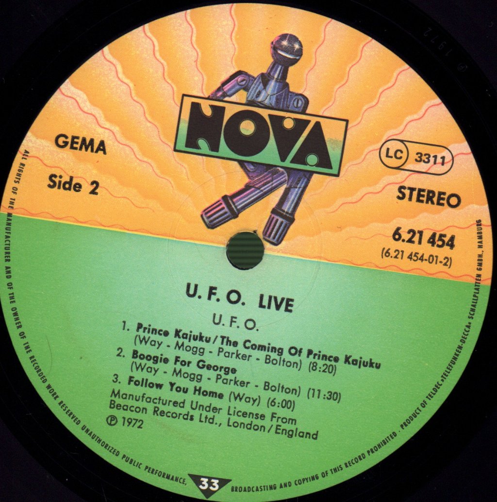 UFO - Live - Lp