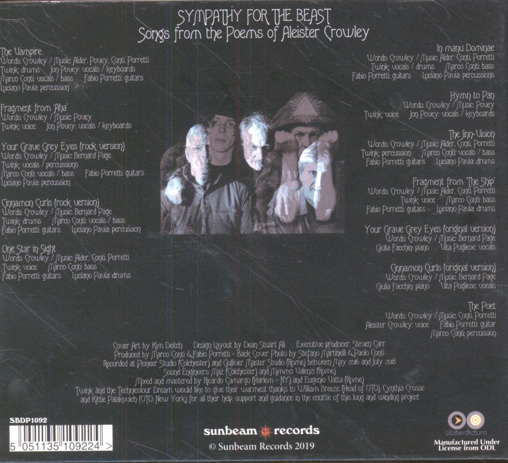 Twink And The Technicolour Dream - Sympathy For The Beast - Cd