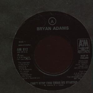 Bryan Adams - Can't Stop This Thing We Started - 7 Inch