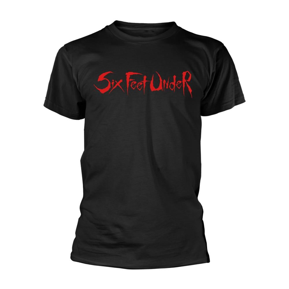 Six Feet Under - Plastic Head Six Feet Under 'logo' (Black) T-Shirt (3x-Large) - Xxx-Large - T Shirt