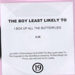 Boy Least Likely To - I Box Up All The Butterflies - Cdr