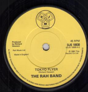 Rah Band - Tokyo Flyer - 7 Inch