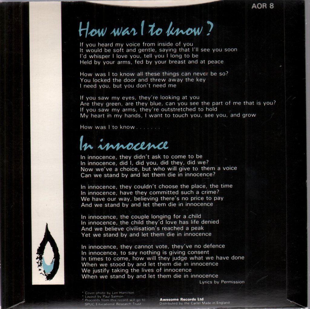 Sal Solo - How Was I To Know - 7 Inch