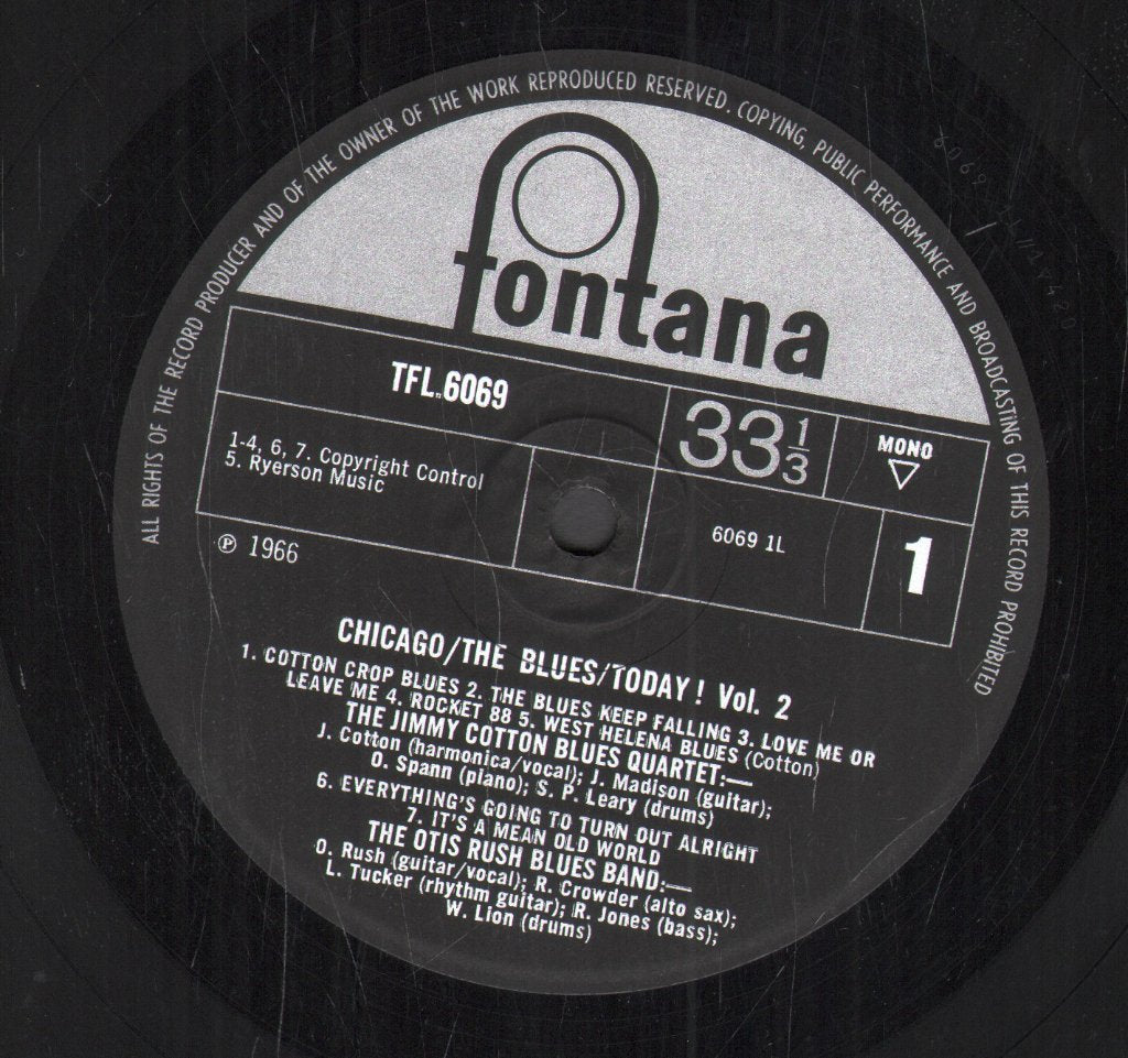 Various Artists - Chicago/The Blues/Today! Vol. 2 - Lp