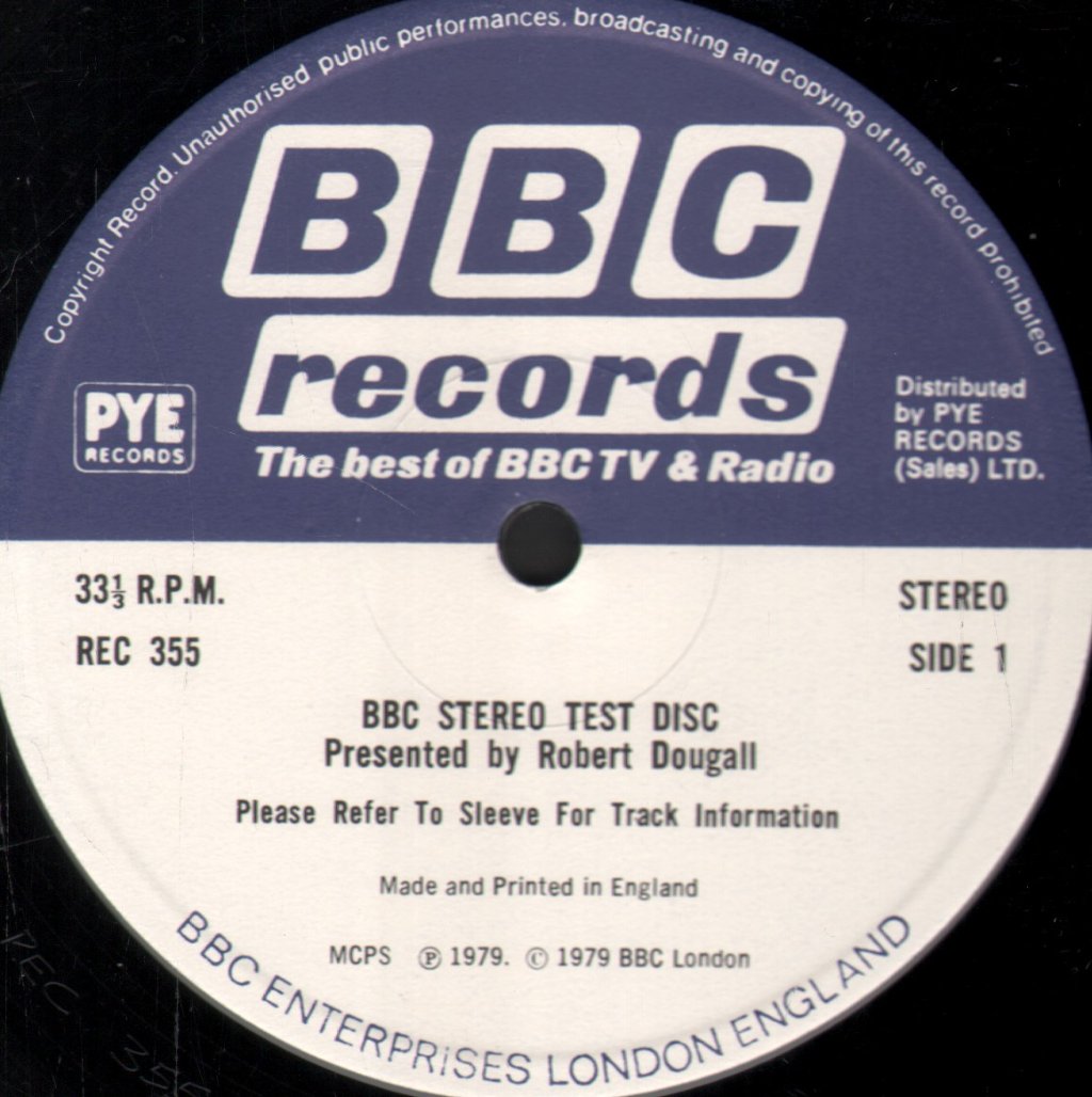 Robert Dougall - Bbc Stereo Test Disc - Lp