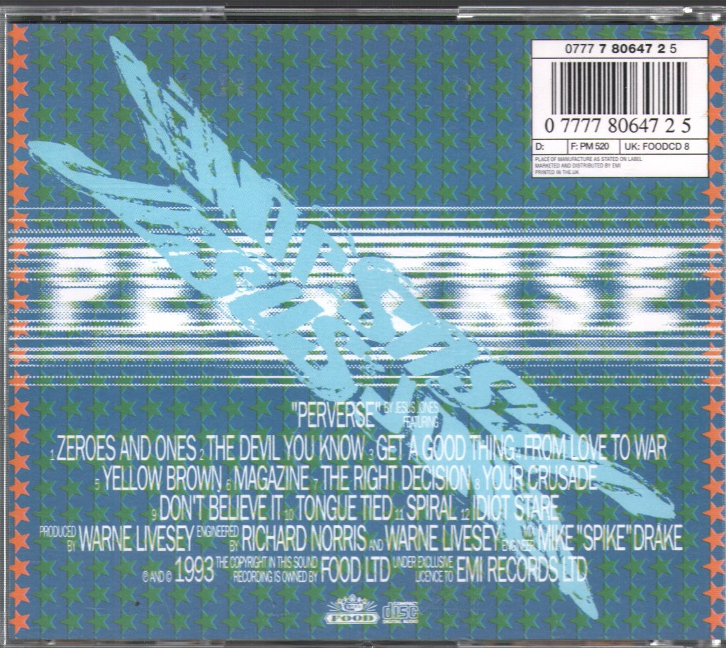 Jesus Jones - Perverse - Cd