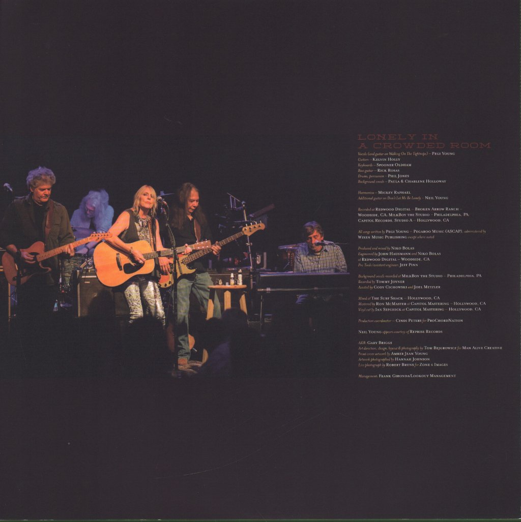 Pegi Young And The Survivors - Lonely In A Crowded Room - Lp