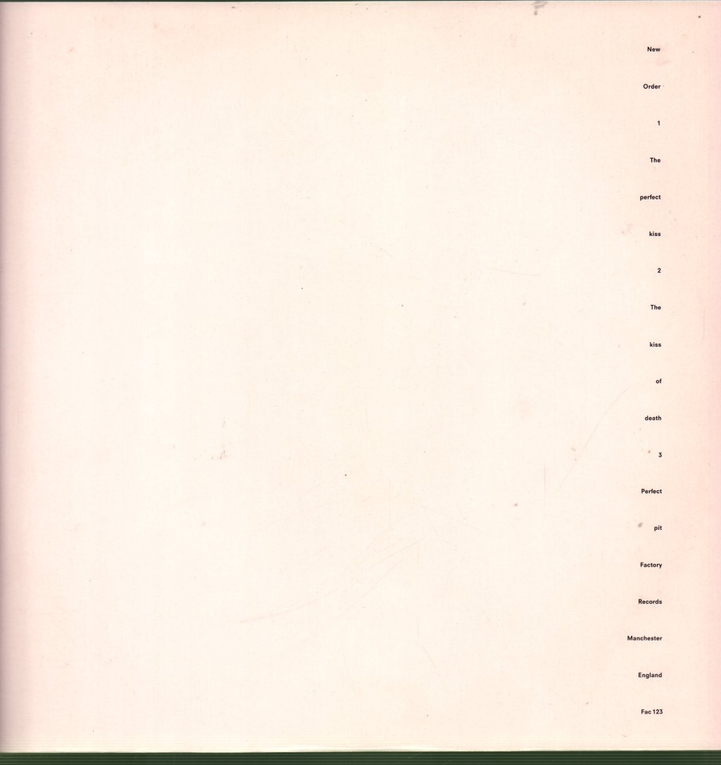 New Order - Perfect Kiss - 12 Inch