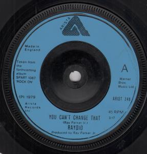 Raydio - You Can't Change That - 7 Inch