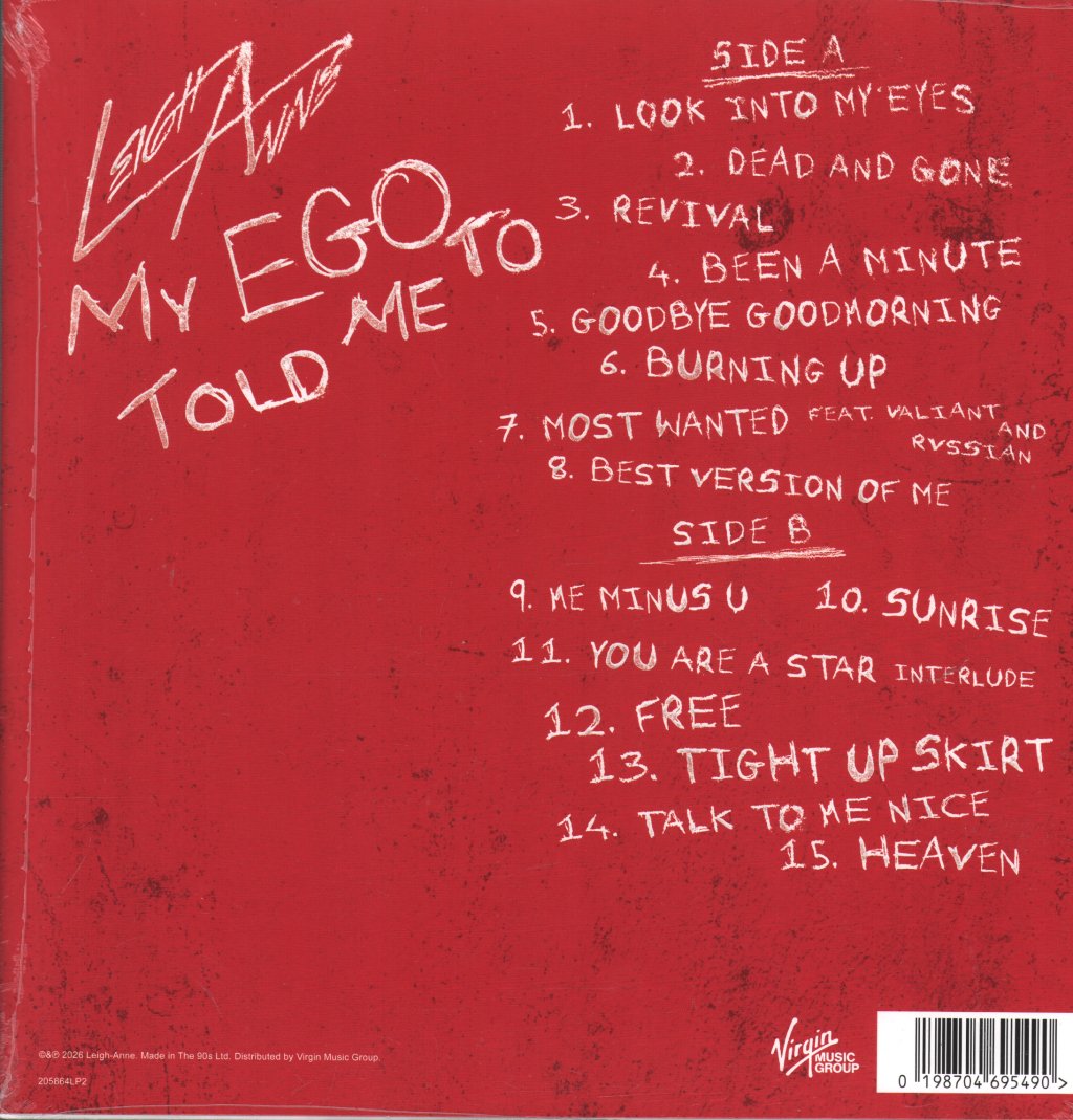 Leigh-Anne - My Ego Told Me To - Lp