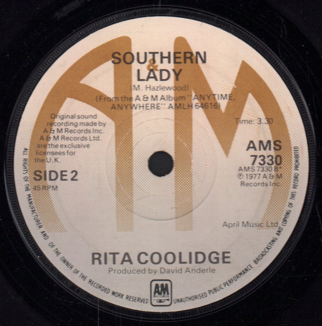 Rita Coolidge - Words - 7 Inch
