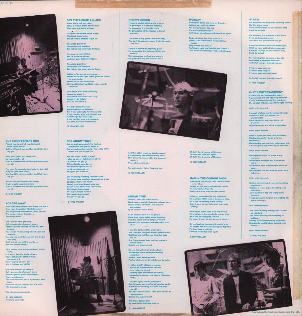 Jam - Sound Affects - Lp