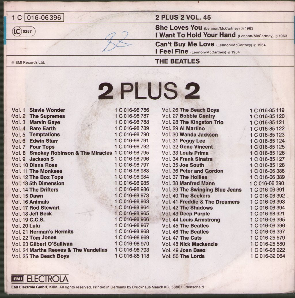 Beatles - She Love's You / Can't Buy Me Love / I Feel Fine / I Want To Hold Your Hand - 7 Inch