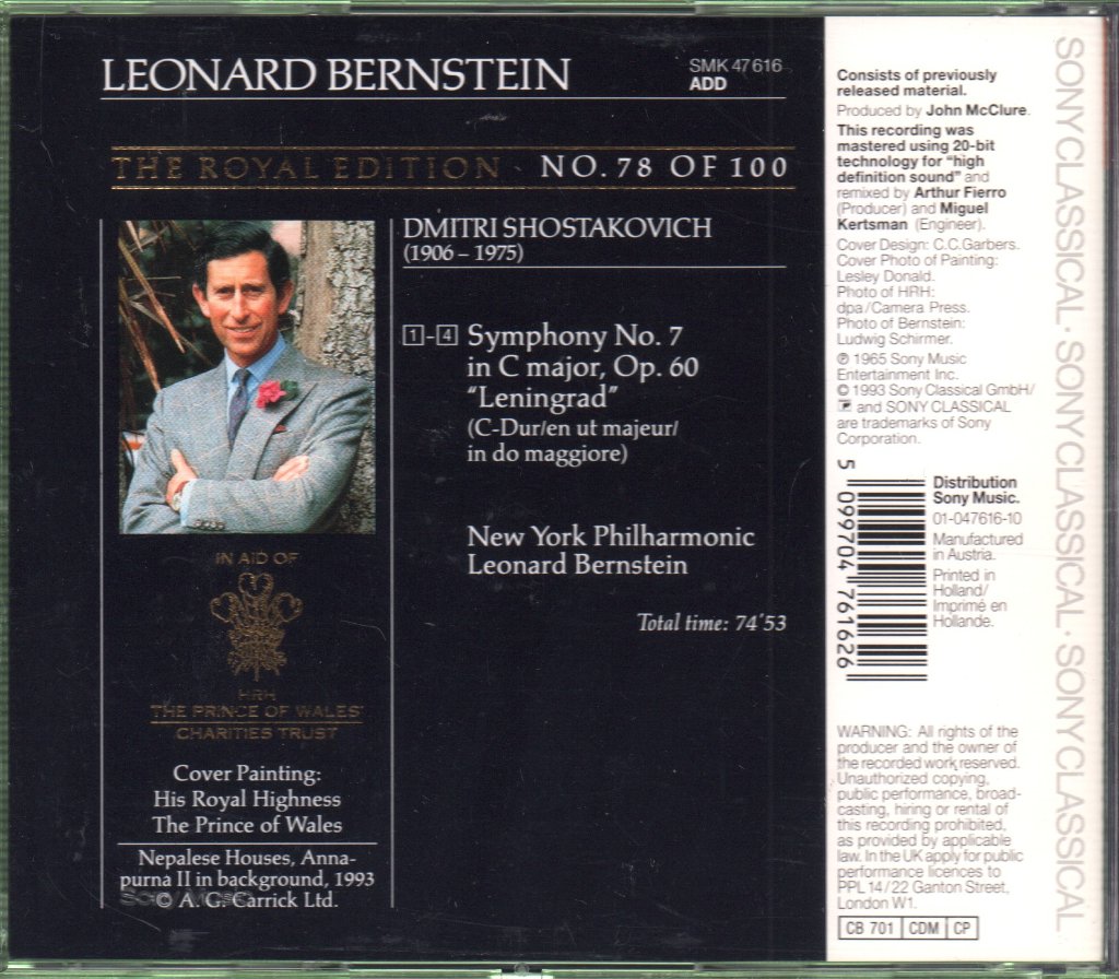 Dmitri Shostakovich - Symphony No. 7 - Leningrad - Cd