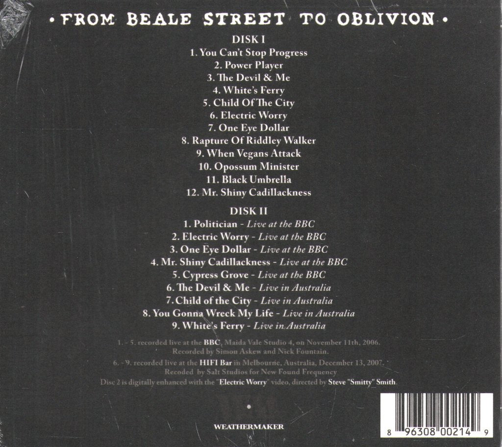 Clutch - From Beale Street To Oblivion - Double Cd