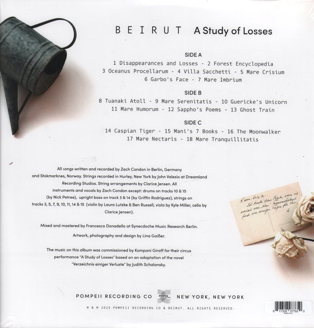 Beirut - A Study of Losses - Double Lp
