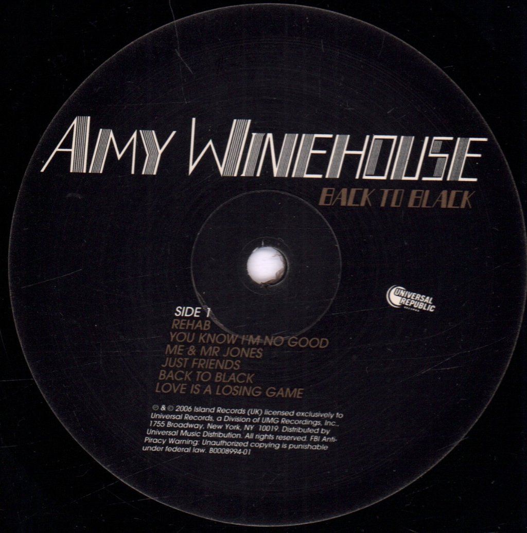 Amy Winehouse - Back To Black - Lp