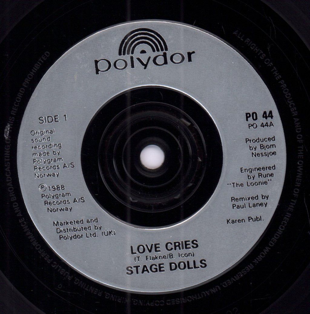 Stage Dolls - Love Cries - 7 Inch