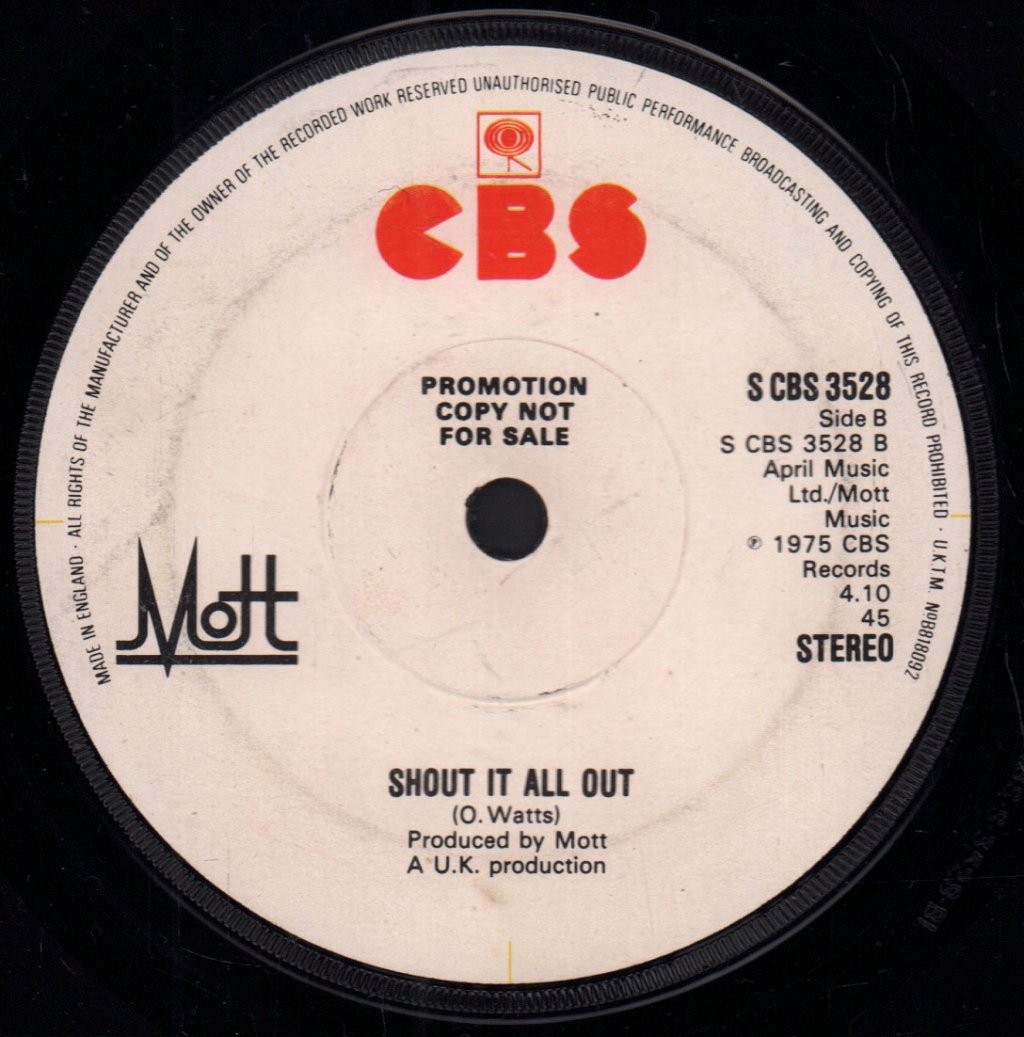 Mott - Monte Carlo - 7 Inch