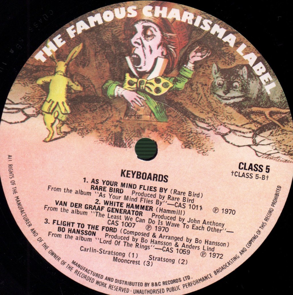 Various Artists - Charisma Keyboards - Lp
