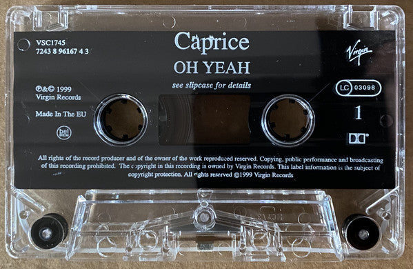 Caprice (Female Singer) - Oh Yeah - Cassette