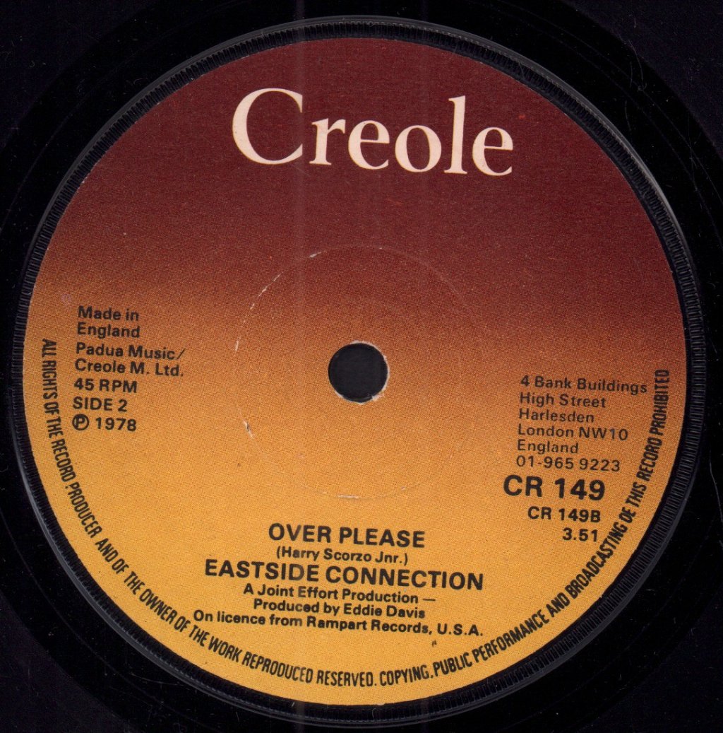 Eastside Connection - You're So Right For Me - 7 Inch