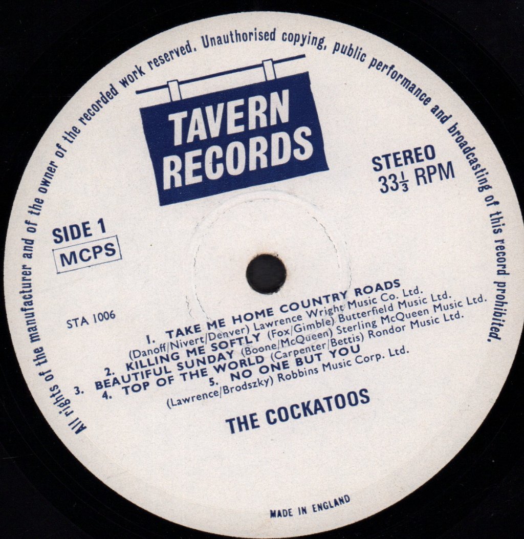 Cockatoos - Suit You To A T - Lp