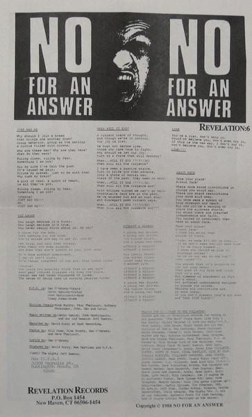No For An Answer - You Laugh E.P. - 7 Inch