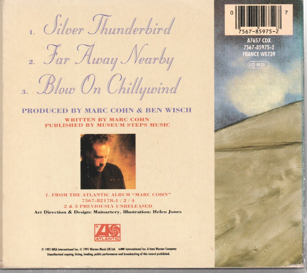 Marc Cohn - Silver Thunderbird - Cd