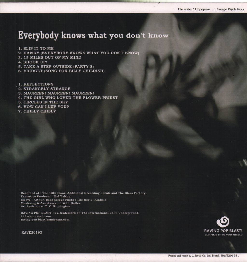 Total Rejection - Everybody Knows What You Don't Know - Lp