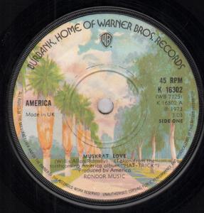 America - Muskrat Love - 7 Inch