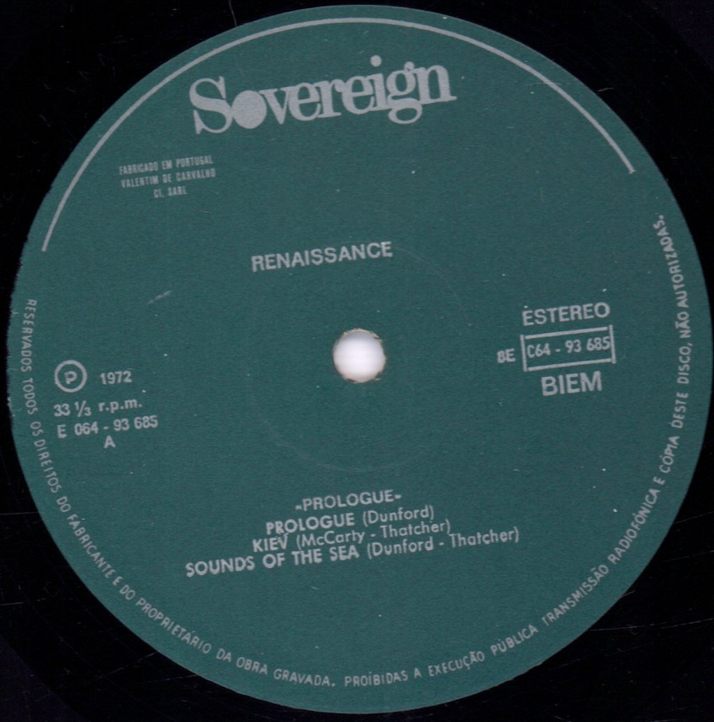 Renaissance - Prologue - Lp