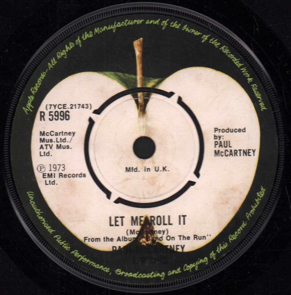 Paul McCartney And Wings - Jet - 7 Inch