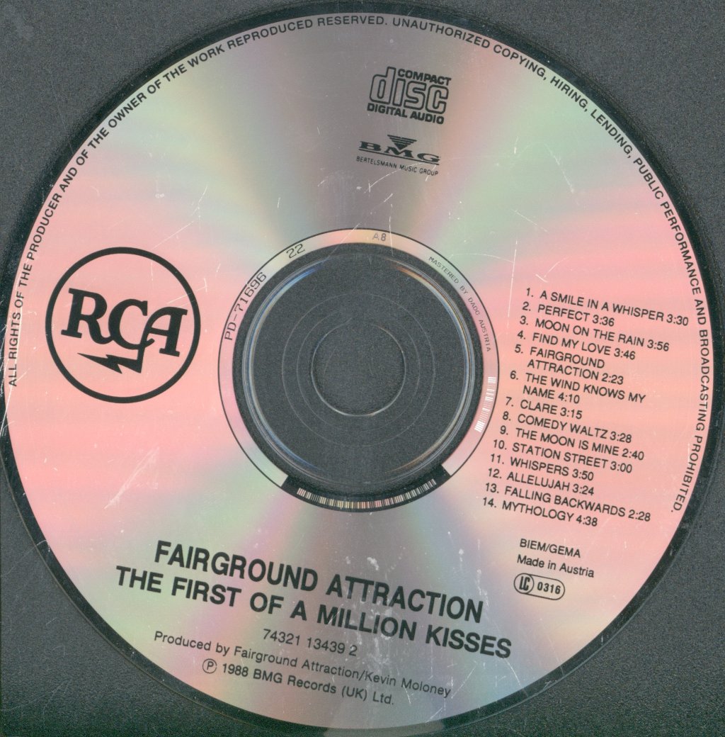 Fairground Attraction - First Of A Million Kisses - Cd