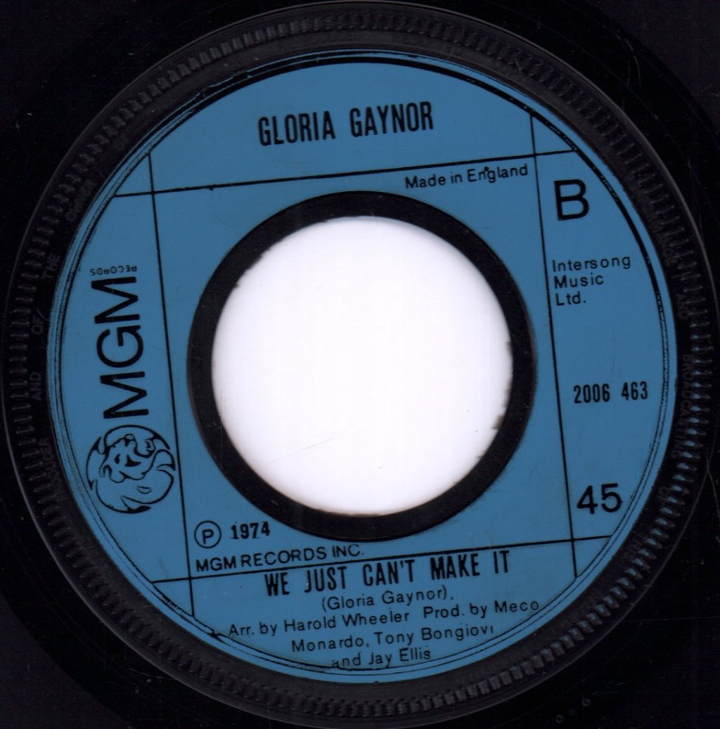 Gloria Gaynor - Never Can Say Goodbye - 7 Inch