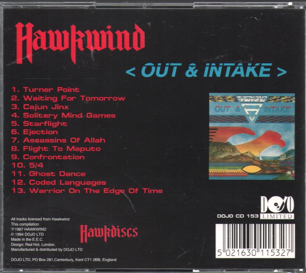 Hawkwind - Out And Intake - Cd