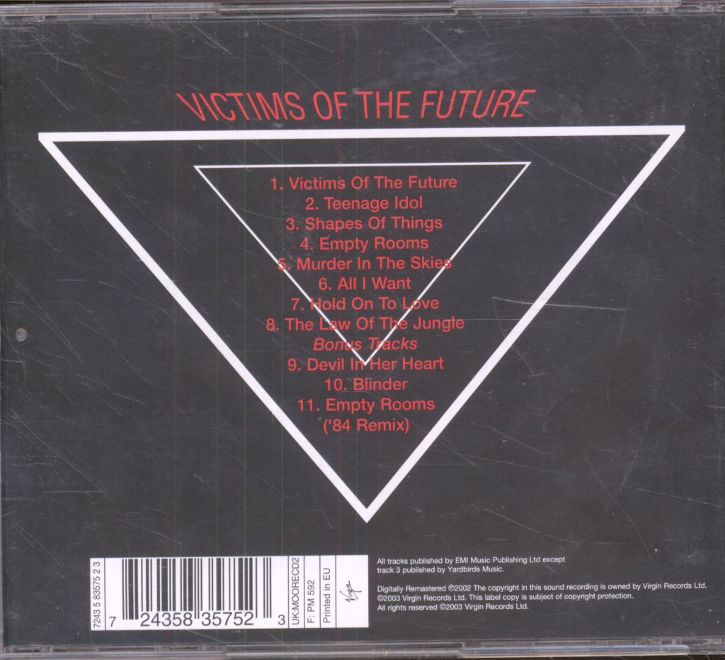Gary Moore - Victims Of The Future - Cd