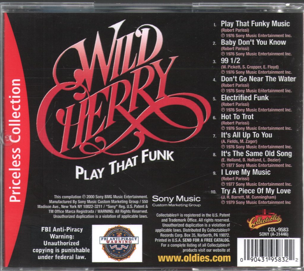 Wild Cherry - Play That Funk - Cd